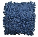 Kissenhülle Blau Stoff mit Reißverschluss verschiedene Größen
