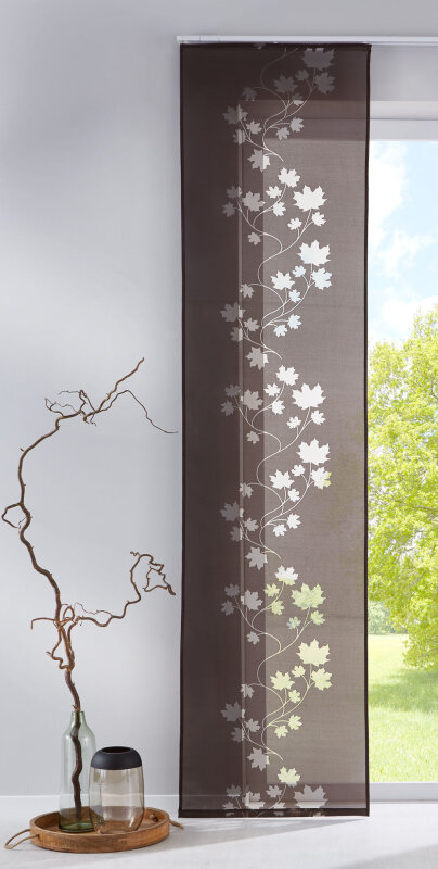 85610- Flächenvorhang Schiebegardine Ausbrenner Leaf - Vorhang, Deko, 11,90  €