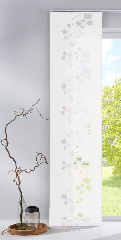 85610- Flächenvorhang Schiebegardine Ausbrenner Leaf - Vorhang, Deko, 11,90  €