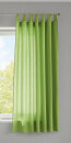 -20400- Apfelgrün 175x140 Vorhang Blickdicht Schlaufenschal aus Microsatin, matt, Kräuselband -20400-