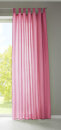 -20400- Pink 245x140 Vorhang Blickdicht Schlaufenschal aus Microsatin, matt, Kräuselband -20400-