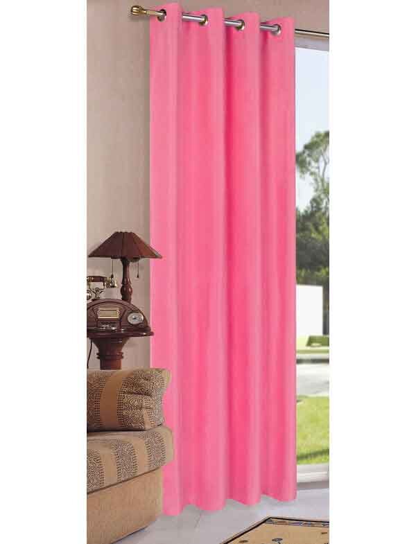 -20405- Pink HxB 225x140 Vorhang Blickdicht Schal mit Ösen aus Microsatin, matt -20405-