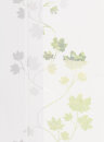 -85610-  Wei&szlig;-245x60 (HxB) Fl&auml;chenvorhang Schiebegardine Ausbrenner Leaf