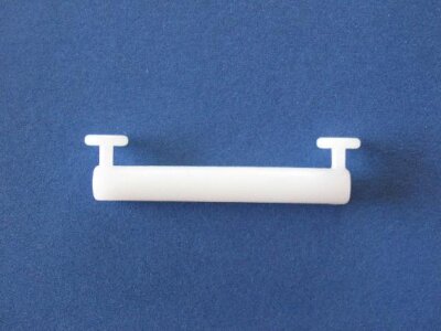 -1010-  Weiß-48 Stück  Schlaufengleiter 50 mm für Schlaufenschals an Gardinenschienen