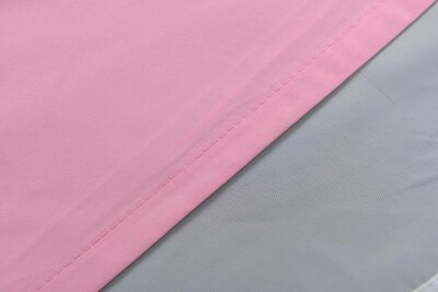 -20410- Pink 80 x 175 (BxH) Doppel Raffrollo Palma Microsatin matt Voile Faltgardinen Faltrollo Schlaufenrol