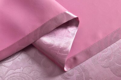 -85700-  Pink-245x60 B-Ware Schiebevorhang Venezia Emboss Barock blickdicht