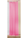 -61225- Pink 225x140 Schlaufenschal Gardine Voile transparent Schal Sondergröße 225 x 140 cm -61225-
