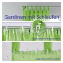 -61225- Braun 225x140 Schlaufenschal Gardine Voile transparent Schal Sondergr&ouml;&szlig;e 225 x 140 cm -61225-