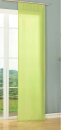 -85620- Apfelgrün 245x60 Schiebegardine Flächenvorhang Wildseide Optik Vorhang  cm -85620-