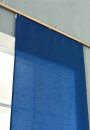 -85620- Blau 245x60 Schiebegardine Flächenvorhang Wildseide Optik Vorhang  cm -85620-