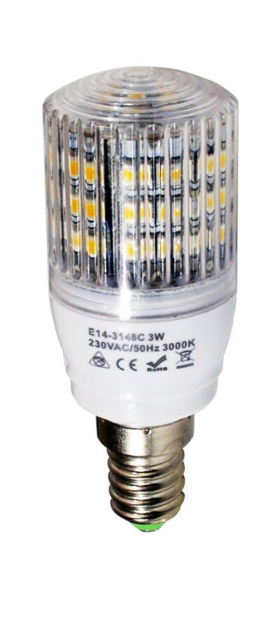 Z10 Astek LED E14 Birne Warmweiss 3,5 W / ersetzt 25 W /...