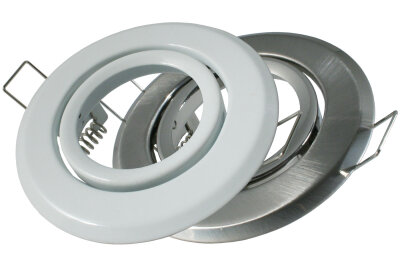 Metall Einbaurahmen Einbauspot  schwenkbar ideal für LED Lampen ø 50 mm GU10 und GU5.3