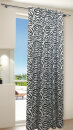-20450-  Zebra-245x140 Vorhang Schal Blickdicht Schlaufenband Microsatin bedruckt
