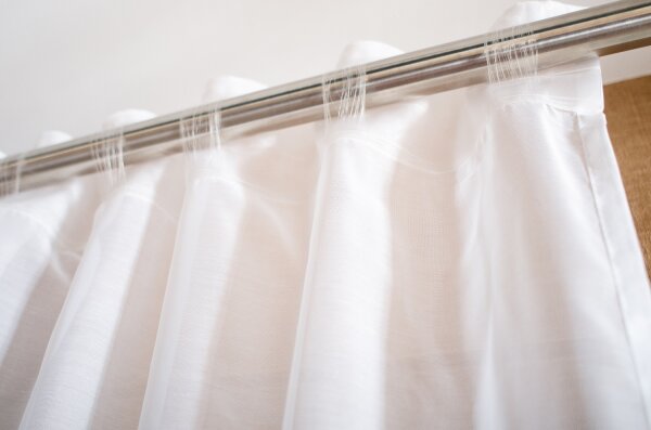 61500- Store 8,90 Vorhang, - Batist Cotton transparent Deko,, € Look Gardine