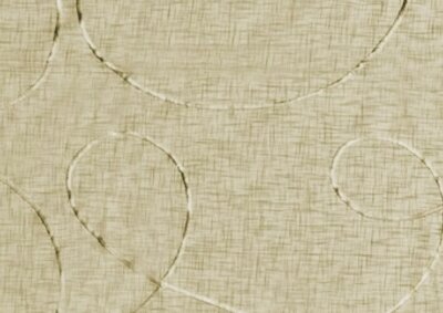 Raffrollo, mit Schlaufen, Farbe Sand, Design Kreiselmuster, Transparent, Waschbar, inkl. Montageanleitund und Zubeh&ouml;r, in verschiedenen Gr&ouml;&szlig;en erh&auml;ltlich