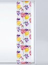 Schiebevorhang, mit Flauschband, Klettband, Farbe Bunt, Design Floral, inkl. Zubeh&ouml;r, Waschbar, Ma&szlig;e HxB 245x60 cm