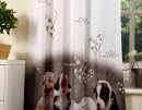 -204902- Hunde 1 Stück 245x140 Vorhang Schal Blickdicht verdeckte Schlaufen Digitaldruck Gardine -204902-