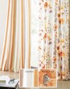 Vorhang, mit Schlaufenband, Tunneldurchzug, Farbe Apricot, Design Streifen, Blickdicht, Waschbar, in verschiedenen Gr&ouml;&szlig;en erh&auml;ltlich