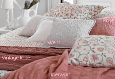 Sesselüberwurf, Sofaüberwurf, Farbe Weiss, Design Uni, Cloque Doppelgewebe, 100% Baumwolle, Waschbar, Maße ca. 155x270 cm