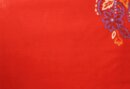 Bettwäsche-Set, 2 tlg, Farbe Rot, Design Orientalisch, 100% Baumwolle, Maße ca. Bettdeckenbezug 160x210 cm + Kissenbezug 65x100 cm
