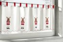 Panneaux, Farbe rot, 1 Stück, Weihnachten, heine home, 52660 - Gardinen, Größe: ca. 45x120 cm, mit Schlaufen
