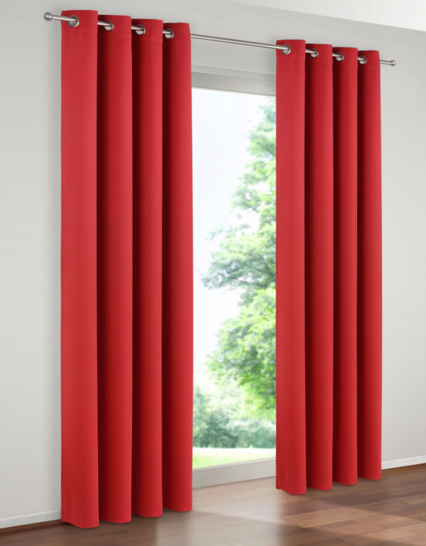 FERTIGDEKO, Vorhang, Farbe rot, Stück, rot, Farbe -872677-, my € 1 13,95 home