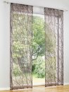 Schiebevorhang, Flächenvorhang Set, Farbe braun, 2 Stück, heine home, Größe: ca. HxB: 175x60 cm, mit Klettband