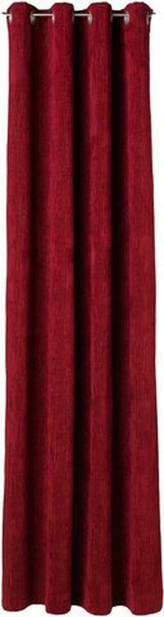 FERTIGDEKO, Farbe rot, 1 Stück, Deko Trends, 621 - Deko, Größe: HxB cm ca. 145x280 cm, mit Ösen