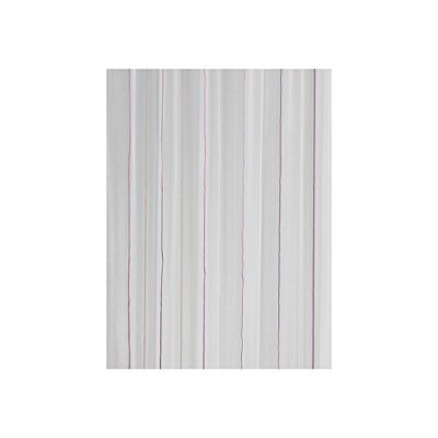 GARDINE, Farbe lila/grau, 1 Stück, my home, 622 - Gardinen, Größe: ca. HxB: 145x140 cm, mit Kräuselband
