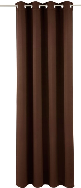 FERTIGDEKO, Farbe braun, 1 Stück, Deko Trends, Größe: HxB cm ca. 175x140 cm, mit Ösen -839115-2