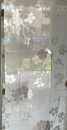 Schiebevorhang, Flächenvorhang, Ausbrenner, Farbe natur-sand, 1 Stück, HOME WOHNIDEEN, Größe: ca. 245x57 cm, mit Klettband