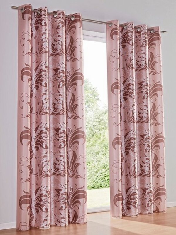 Dekoschal, Farbe rosa, 1 Stück, heine home, Gardinen, Gardinen, Größe: ca. HxB: 145x140 cm, mit Ösen