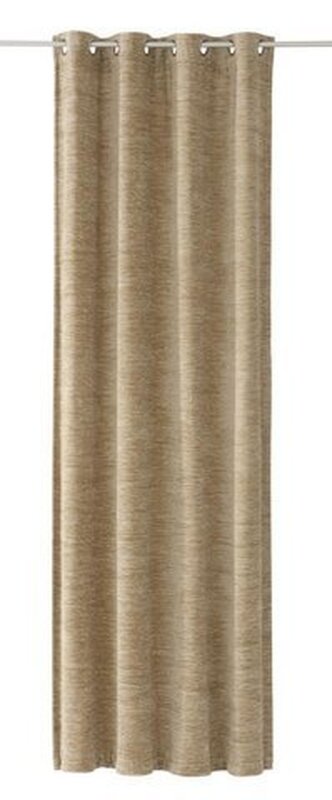 Dekoschal, Farbe sand, 1 Stück,  Gardinen, Größe: ca. HxB: 160x170 cm, mit Ösen