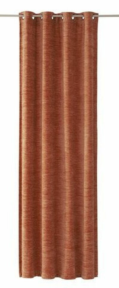 Vorhang, Farbe Braun, 1 Stück,  Wirth,  , Gardinen, -652376- , mit Ösen