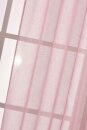 -20477- Pink 1er 245x140 cm Gardine Schal Lurex Transparent Schlaufenband 