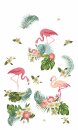 -20490- Flamingos 245x140 Vorhang Schal Blickdicht verdeckte Schlaufen Digitaldruck -20490-