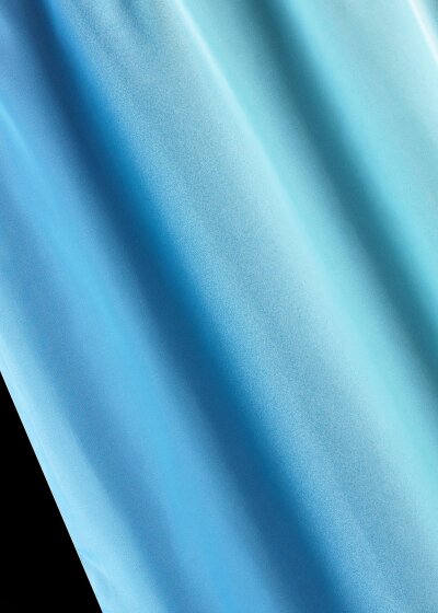 -10000183- Blautöne HxB 145x140 cm 2er Pack Gardinen Farbverlauf Vertikal  »Modena« Ösen Voile Vorhang Raffhalter