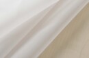 -61000CN- 2er-Pack Gardinen Transparent Vorhang Set Wohnzimmer Voile Schlaufenschal mit Bleibandabschluß Weiß HxB 225x140 cm