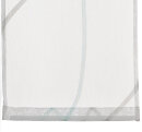 -10000332- Hellblau Mint HxB 60x30 cm Scheibenhänger Voile Scheibengardine Gerade »Artvin« Beschwerung Küche