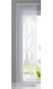 -10000314- Hellblau Mint HxB 245x60 cm Flächenvorhang »Artvin« Voile Jacquard transparent Schiebegardine Gardine