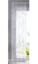-10000314- Grau HxB 245x60 cm Flächenvorhang »Artvin« Voile Jacquard transparent Schiebegardine Gardine