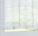 -10000312- Weiß HxB 45x140 cm Scheibengardine »Antalya« Voile Jacquard Linien Muster Sichtschutz Küche Gardine