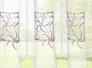 -10000328- Blumenbox HxB 40x115 cm Scheibengardine Stickerei Stangenduchzug Schlaufen Bitrogardine Küchenfenster