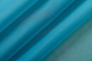 -203322- Türkis HxB 225x140 cm 2er Pack Ösen Gardinen Vorhänge uni transparent Voile Bleiband Moderne Farben