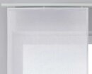 -2019032- Weiß HxB 245x60 cm Flächenvorhang »Nizza« Transparent Halbvoile Paneelwagen Mischgewebe