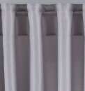 -2019037- Silber HxB 145x140 cm Vorhang Verdeckte Schlaufen Cationic »JENA« Leinen Optik Meliert Gardinenband