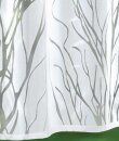 -20190421- Weiß HxB 43x100 cm Scheibengardine Bistrogardine Forest Panneaux Ausbrenner Abstrakt Muster
