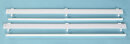 2 Stück Flächenvorhang Schiebegardine mit Flauschband blickdicht incl. Paneelwaagen  -85590-2 Weiß HxB 245x60 cm