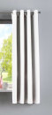 -201920600- Weiß HxB 160x140 cm Vorhang Blickdicht »NewYork« Verdunkelungsvorhang Ösen Ökotex UV-Schutz
