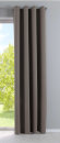 -201920600- Taupe HxB 225x140 cm Vorhang Blickdicht »NewYork« Verdunkelungsvorhang Ösen Ökotex UV-Schutz